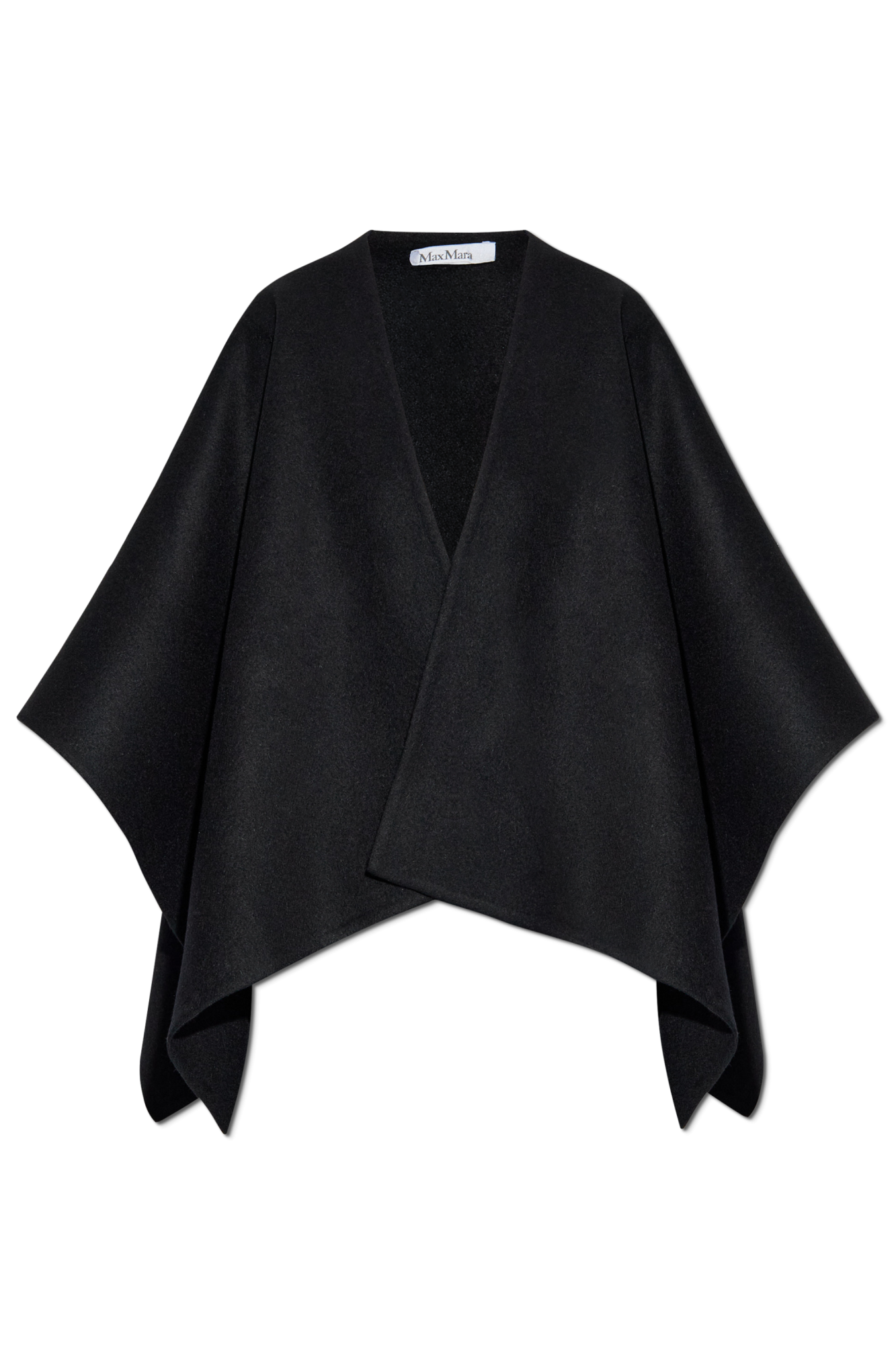 Black 'Serra' poncho Max Mara - Vitkac GB
